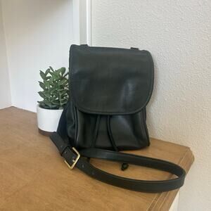 VTG Coach 4029 Flap Drawstring crossbody purse Rare color Ivy brass hardware